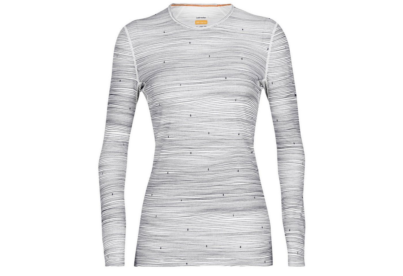 Icebreaker Langarmshirt Icebreaker Wmn 200 Oasis Long Sleeve Crewe Ski Tracks Icebreaker Langarmshirt Icebreaker Wmn 200 Oasis Long Sleeve Crewe Ski Tracks von Icebreaker