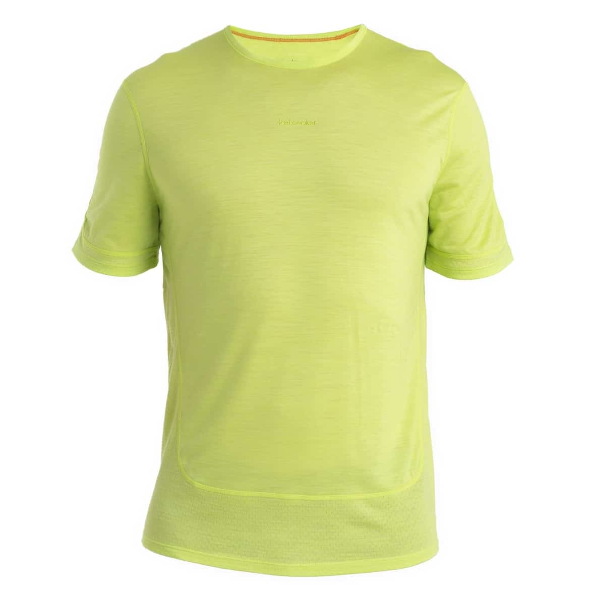 Icebreaker Men Merino 125 Zoneknit Energy Wind SS Tee Herren (Lime XXL Größe) Laufbekleidung von Icebreaker