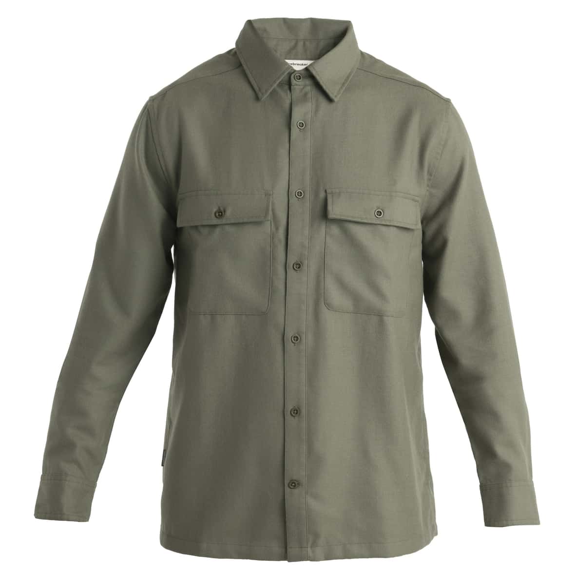 Icebreaker Men Merino 200 Dawnder LS Flannel Shirt Herren (Oliv L Größe) Hemden von Icebreaker