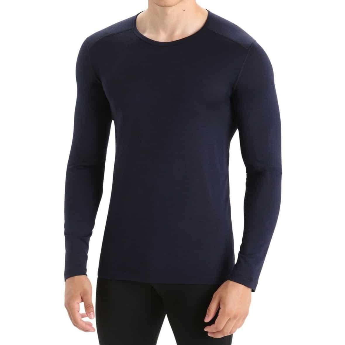 Icebreaker Men Merino 200 Sonebula LS Crewe Herren (Dunkelblau XL) Expeditionsbekleidung von Icebreaker