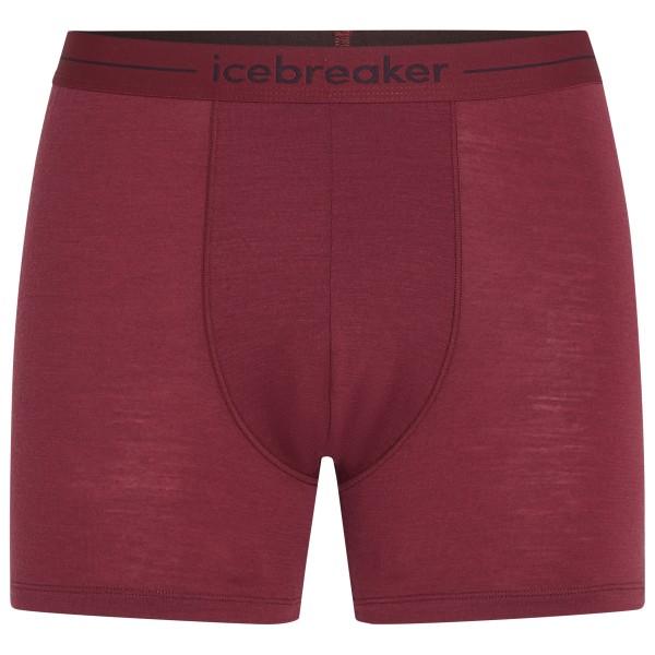 Icebreaker - Merino 125 Cool-Lite Anatomica Boxers - Merinounterwäsche Gr L rot von Icebreaker