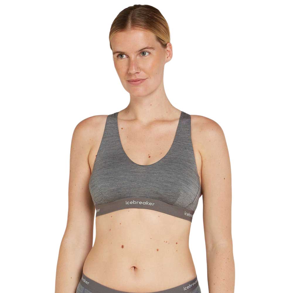 Icebreaker Merino 125 Cool-lite Sprite Racerback Sports Bra Grau S Frau Icebreaker Merino 125 Cool-lite Sprite Racerback Sports Bra Grau S Frau von Icebreaker