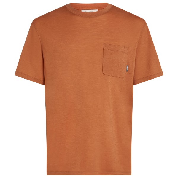 Icebreaker - Merino 150 Tech Lite III S/S Relaxed Pocket Tee - Merinoshirt Gr XXL orange von Icebreaker