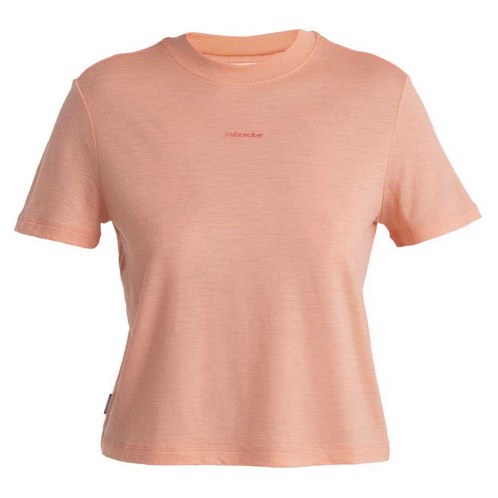 Icebreaker Merino 150 Tech Lite Iii Crop Sports Top Orange M Frau von Icebreaker