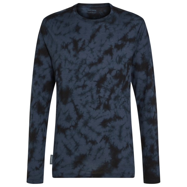 Icebreaker - Merino 150 Tech Lite L/S Tee Cloud Dye - Merinoshirt Gr S blau von Icebreaker