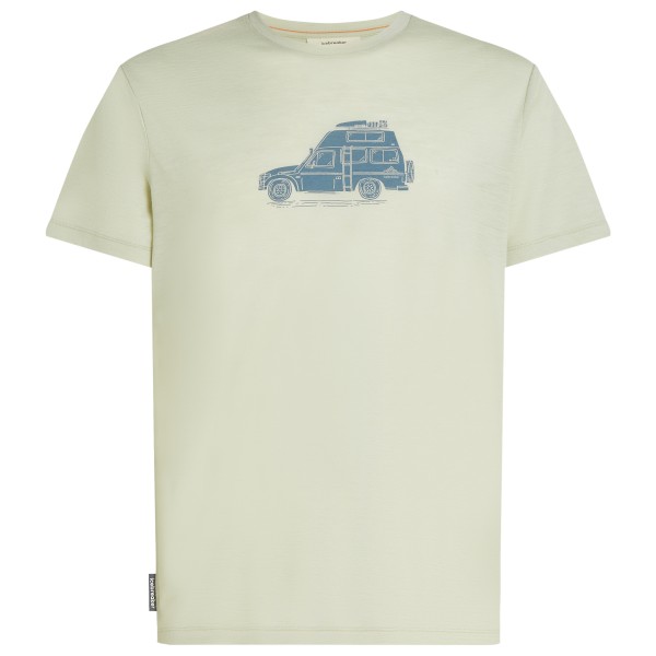 Icebreaker - Merino 150 Tech Lite S/S Tee Cosy Camper - Merinoshirt Gr M beige von Icebreaker