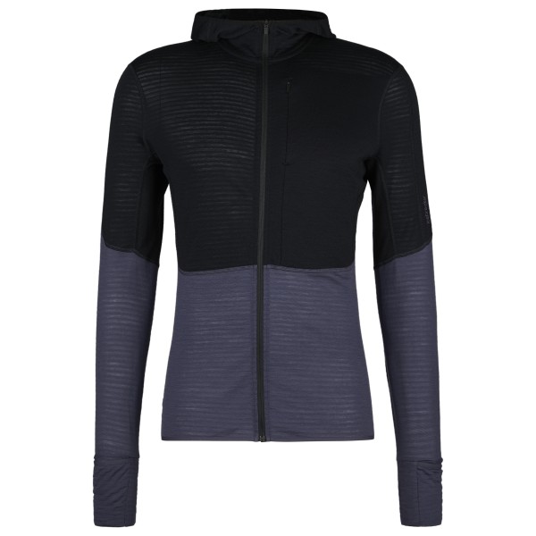 Icebreaker - Merino 200 Realfleece Descender L/S Zip Hoodie - Fleecepullover Gr XXL schwarz Icebreaker - Merino 200 Realfleece Descender L/S Zip Hoodie - Fleecepullover Gr XXL schwarz von Icebreaker