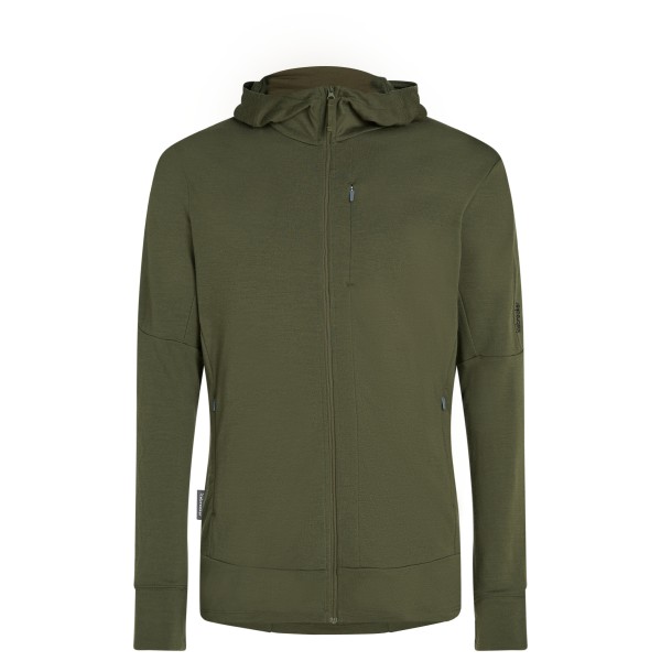 Icebreaker - Merino 260 Quantum IV L/S Zip Hoodie - Merinohoodie Gr L oliv Icebreaker - Merino 260 Quantum IV L/S Zip Hoodie - Merinohoodie Gr L oliv von Icebreaker