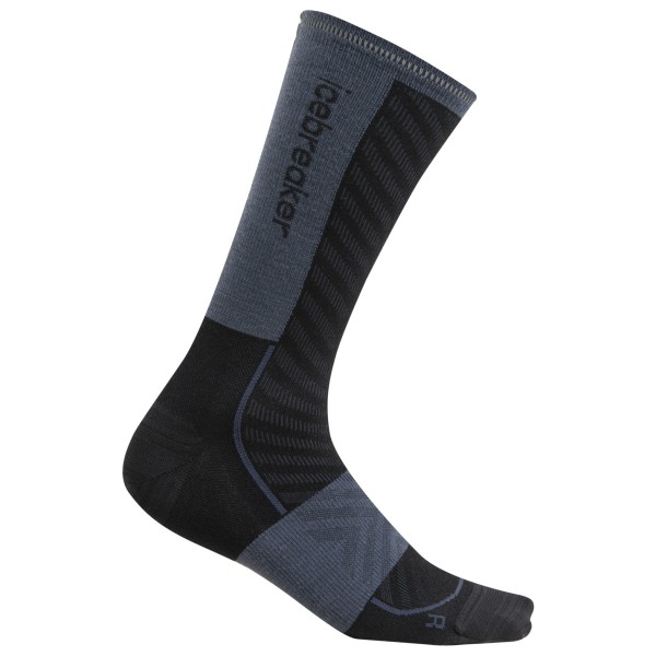 Icebreaker - Merino Run+ Ultralight Crew - Laufsocken Gr M schwarz von Icebreaker