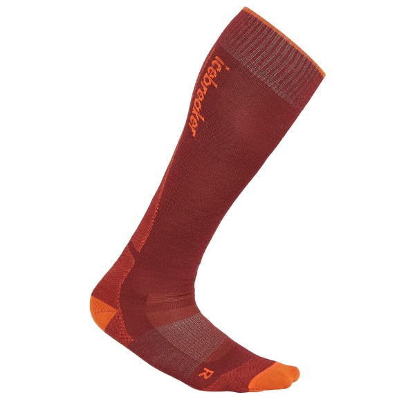 Icebreaker - Merino Ski+ Ultralight OTC - Skisocken Gr S rot von Icebreaker