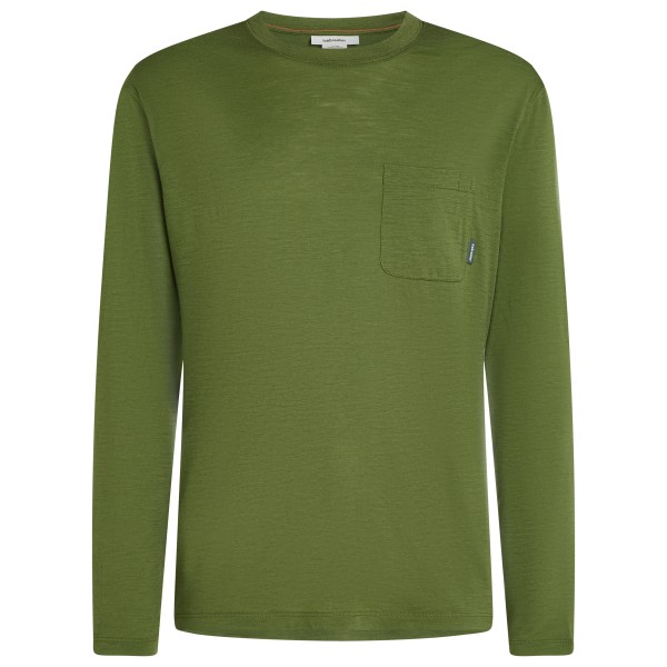 Icebreaker - Merino Tech Lite III L/S Relaxed Pocket Tee - Merinoshirt Gr S oliv Icebreaker - Merino Tech Lite III L/S Relaxed Pocket Tee - Merinoshirt Gr S oliv von Icebreaker