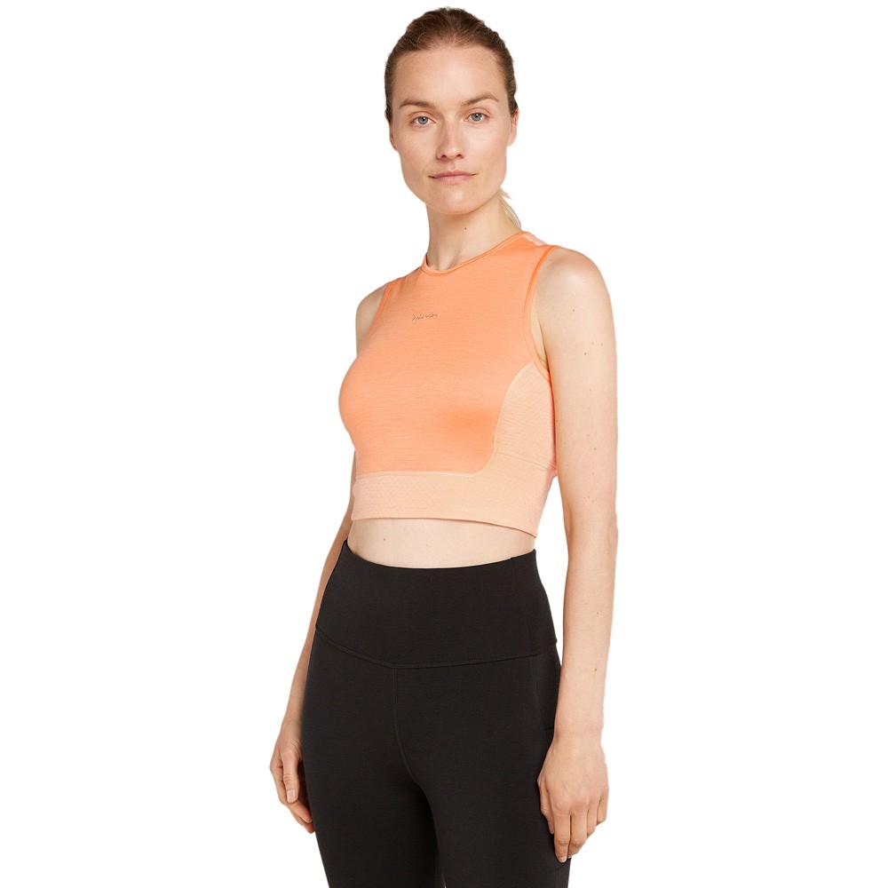 Icebreaker Merino Zoneknit Energy Wind Cropped Sleeveless T-shirt  S Frau von Icebreaker