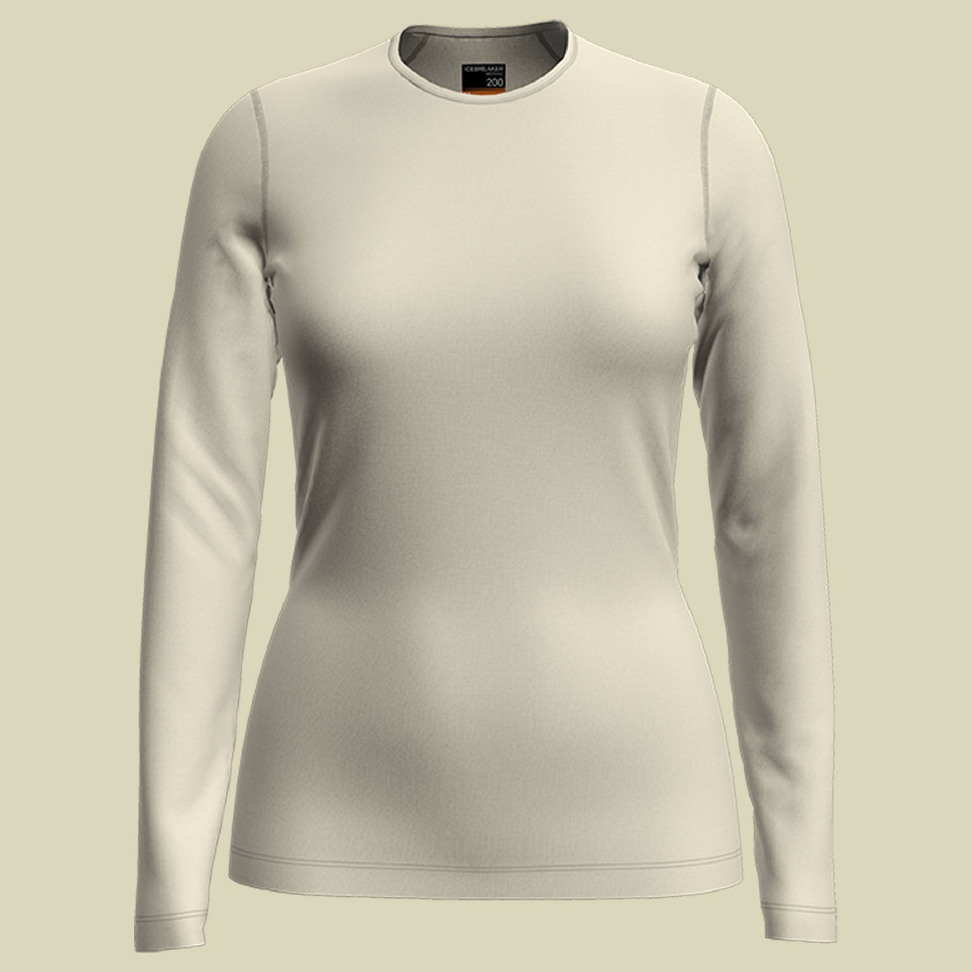 Oasis LS Crewe 200 Women Größe M  Farbe undyed von Icebreaker