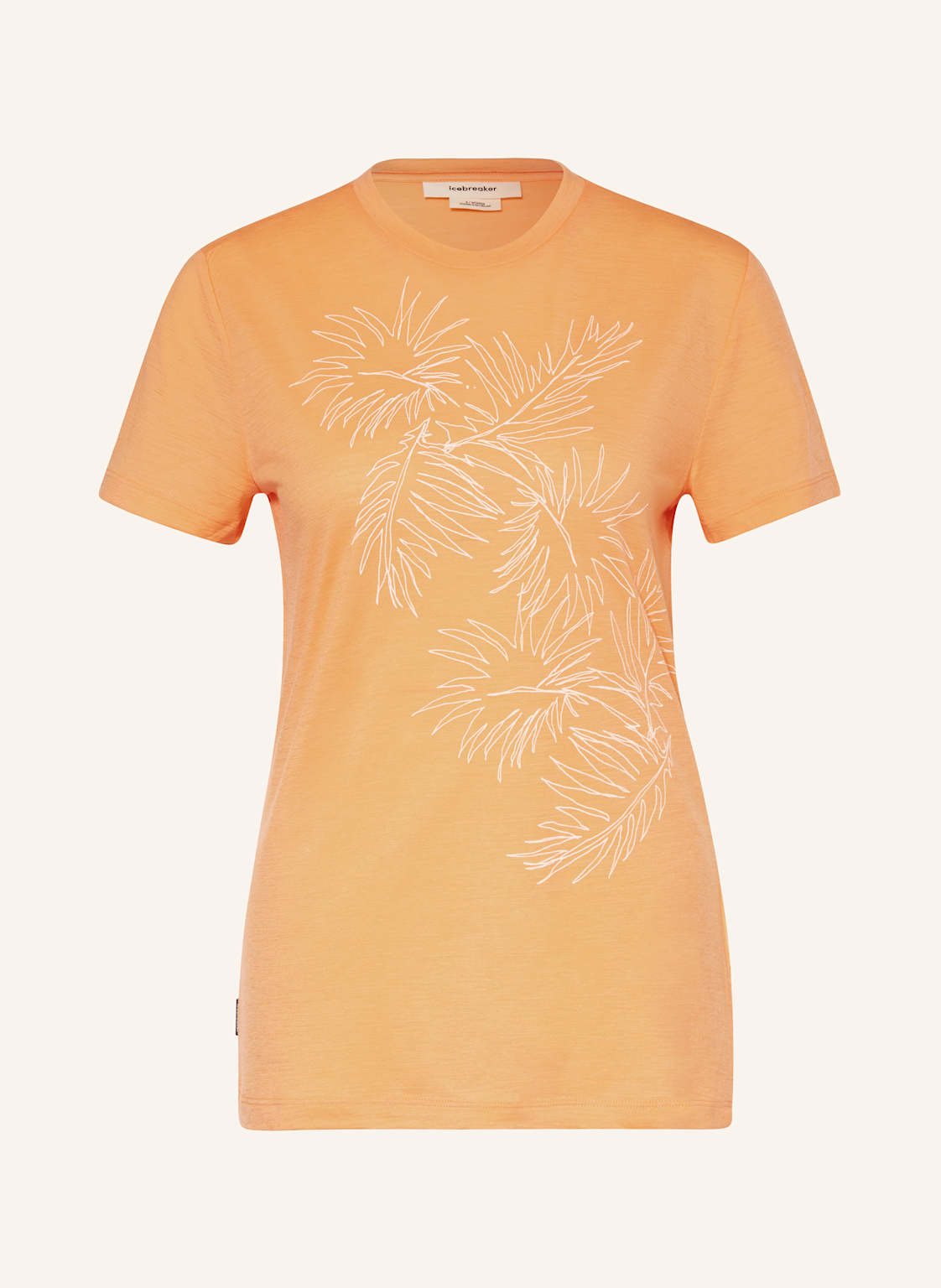 Icebreaker T-Shirt Merino Tech Lite Aus Merinowolle orange von Icebreaker