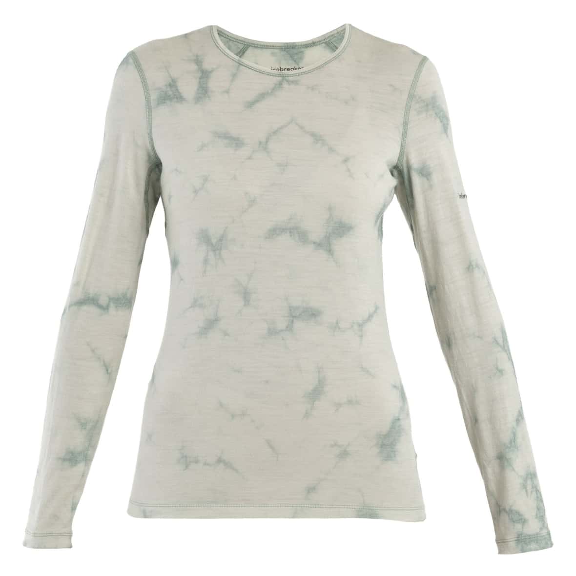 Icebreaker Women Merino 200 Oasis LS Crewe Cloud Dye Damen (Grün L) Unterhosen von Icebreaker