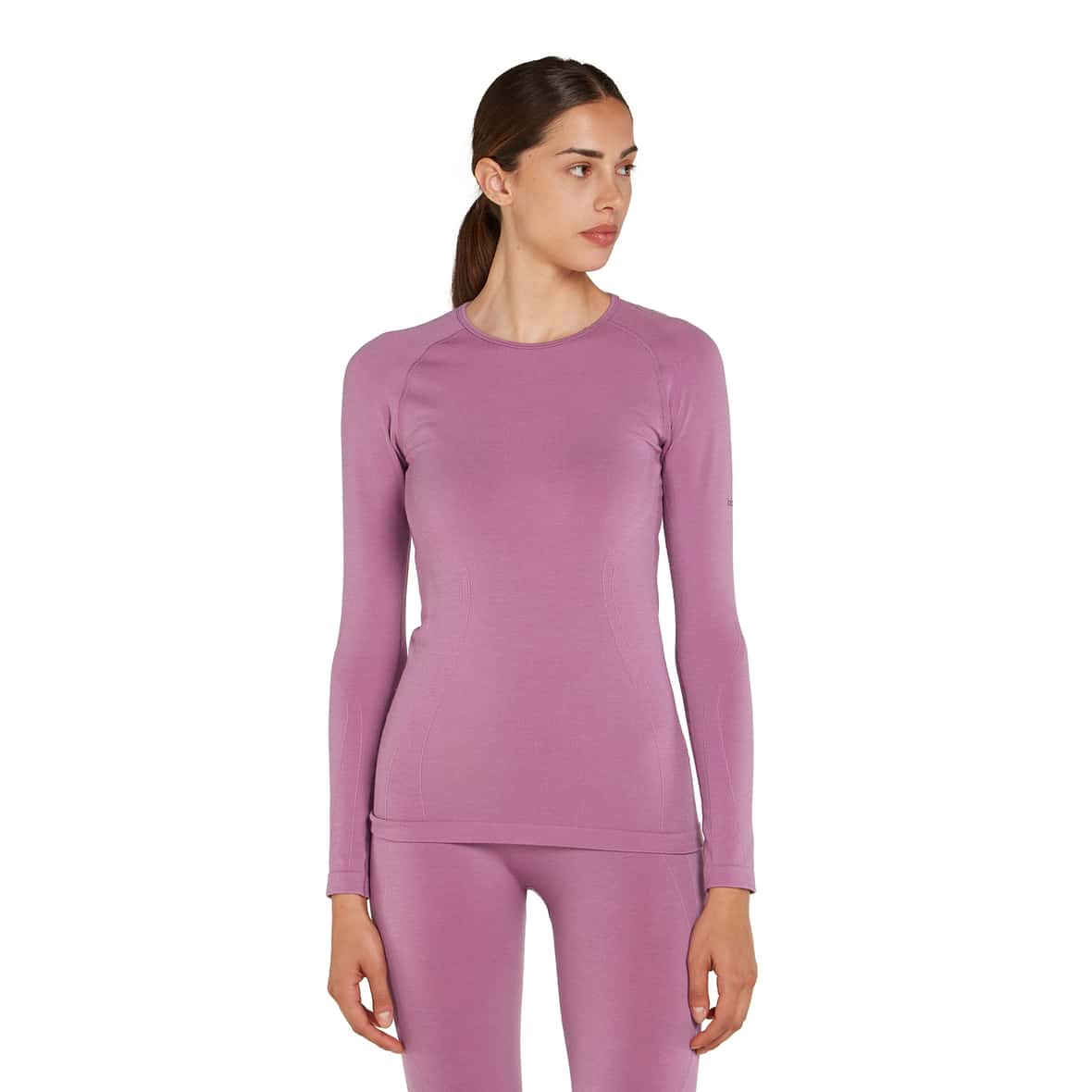 Icebreaker Women Merino 260 Zoneknit Seamless LS Crewe Damen (Beere XL) Skiunterwäsche von Icebreaker