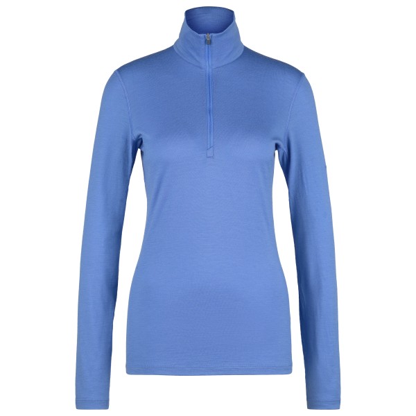 Icebreaker - Women's 200 Oasis L/S Half Zip - Merinolongsleeve Gr M blau von Icebreaker