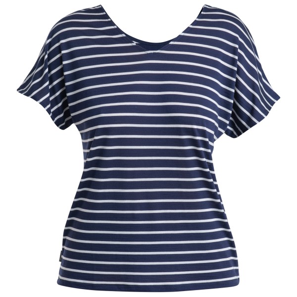Icebreaker - Women's Drayden Reversible S/S Top Stripe - Merinoshirt Gr S blau Icebreaker - Women's Drayden Reversible S/S Top Stripe - Merinoshirt Gr S blau von Icebreaker