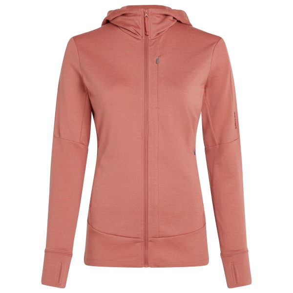 Icebreaker - Women's Merino 260 Quantum IV L/S Zip Hoodie - Merinohoodie Gr XL rosa von Icebreaker