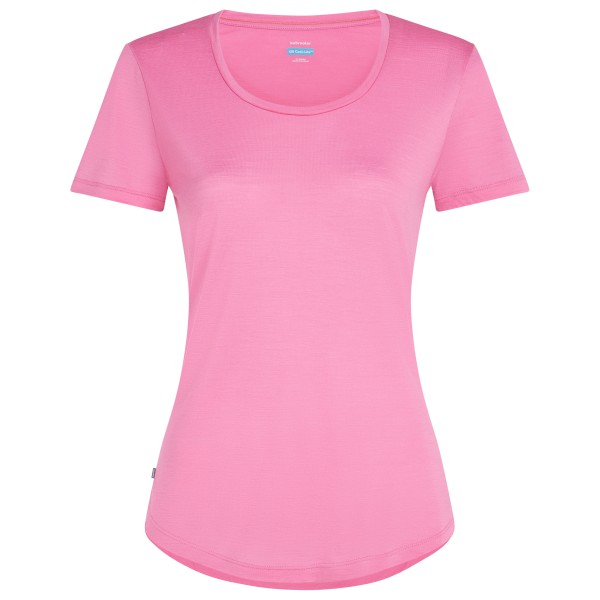 Icebreaker - Women's Merino Cool-Lite Sphere III S/S Scoop - Merinoshirt Gr S rosa von Icebreaker