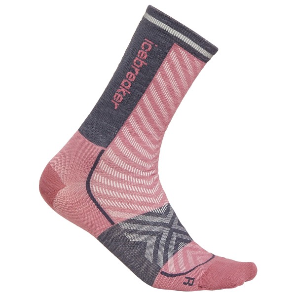 Icebreaker - Women's Merino Run+ Ultralight Crew - Laufsocken Gr S rosa von Icebreaker