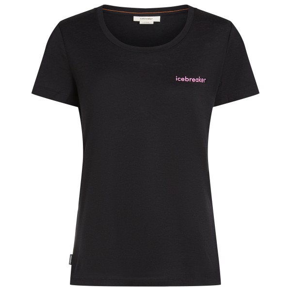 Icebreaker - Women's Merino150 TecLite S/S Scoop IB Wordmark - Merinoshirt Gr S schwarz Icebreaker - Women's Merino150 TecLite S/S Scoop IB Wordmark - Merinoshirt Gr S schwarz von Icebreaker