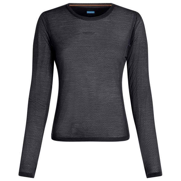 Icebreaker - Women's Merino75 CoolLiteFeatherlight L/S Crewe - Longsleeve Gr XS grau von Icebreaker