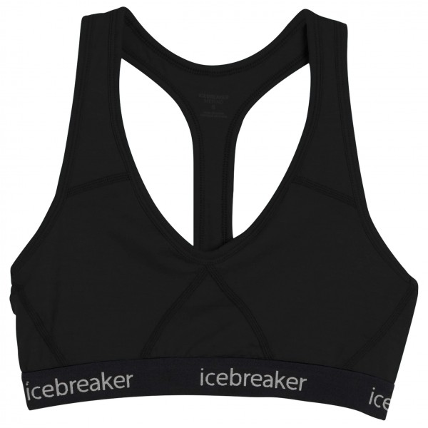 Icebreaker - Women's Sprite Racerback Bra - Merinounterwäsche Gr XS schwarz Icebreaker - Women's Sprite Racerback Bra - Merinounterwäsche Gr XS schwarz von Icebreaker
