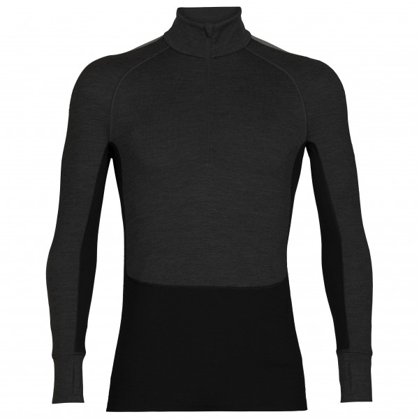 Icebreaker - Zoneknit 260 L/S Half Zip - Merinounterwäsche Gr XXL schwarz von Icebreaker