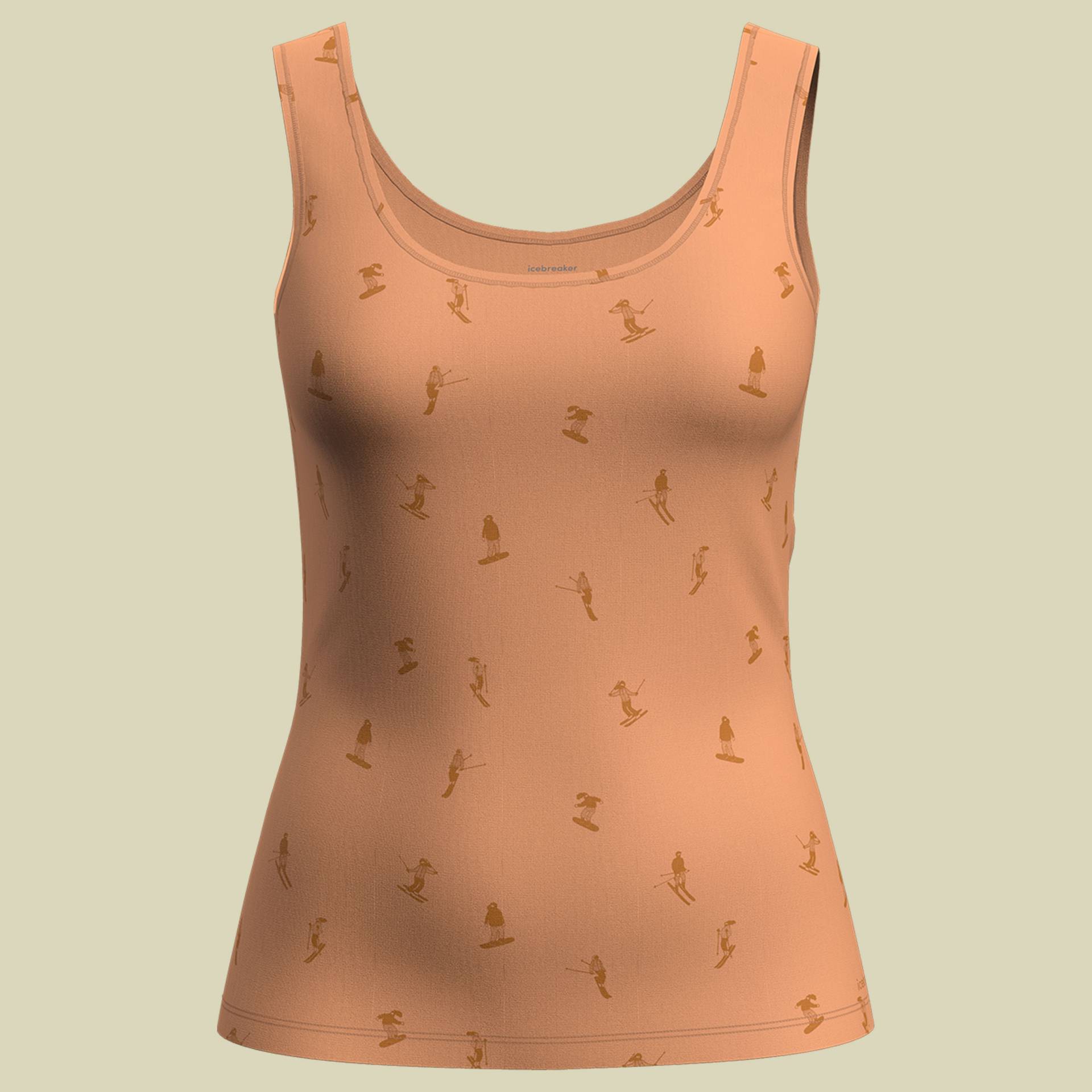 Merino 150 Siren Tank Ski Day Women S braun - feldspar/AOP Merino 150 Siren Tank Ski Day Women S braun - feldspar/AOP von Icebreaker