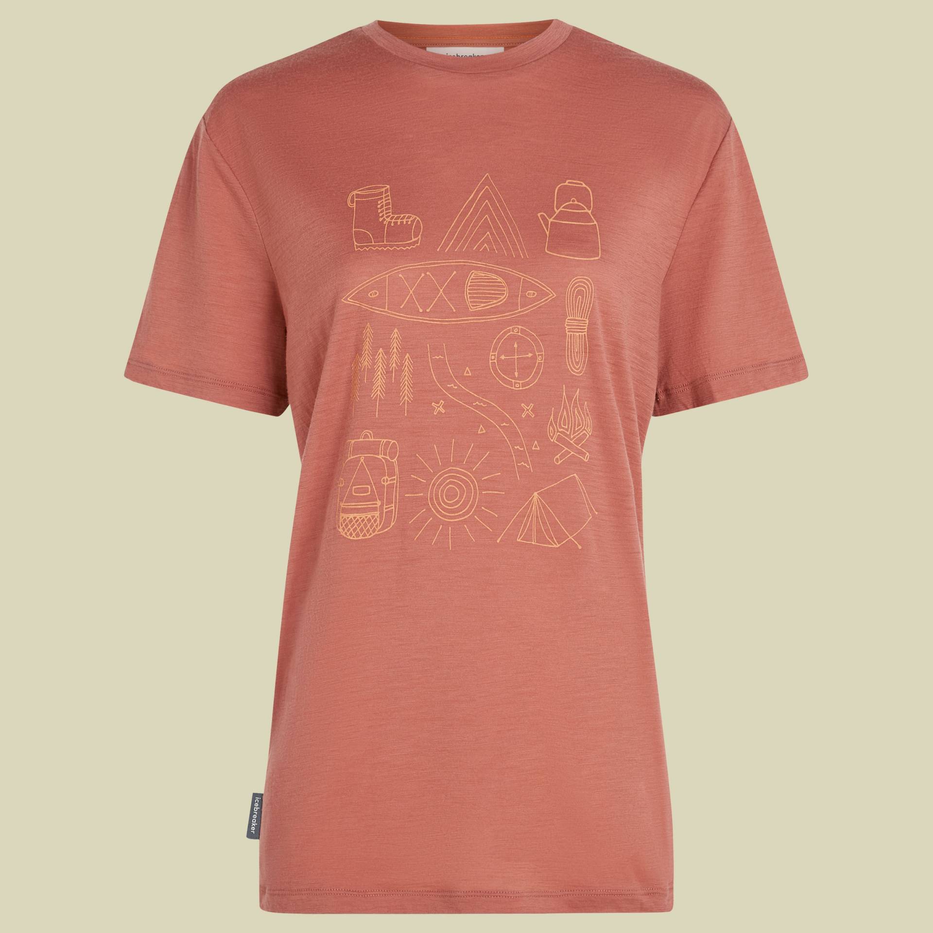 Merino 150 Tech Lite SS Tee Camping Essentials Men S braun - cedar wood Merino 150 Tech Lite SS Tee Camping Essentials Men S braun - cedar wood von Icebreaker