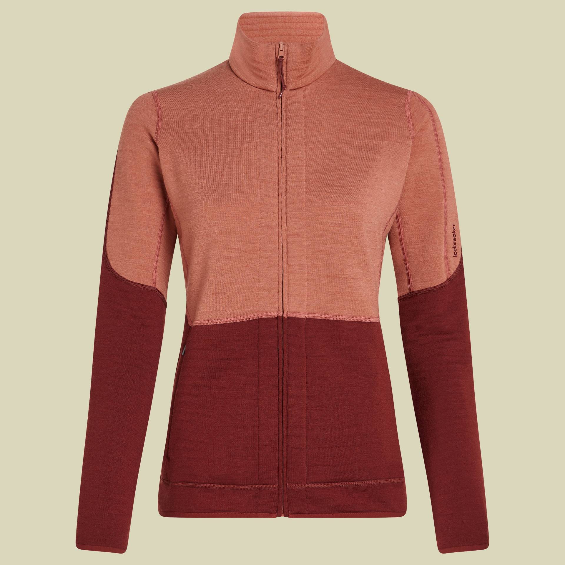 Merino 400 RealFleece Descender LS Zip Women M braun - cedar wood/port/cb Merino 400 RealFleece Descender LS Zip Women M braun - cedar wood/port/cb von Icebreaker