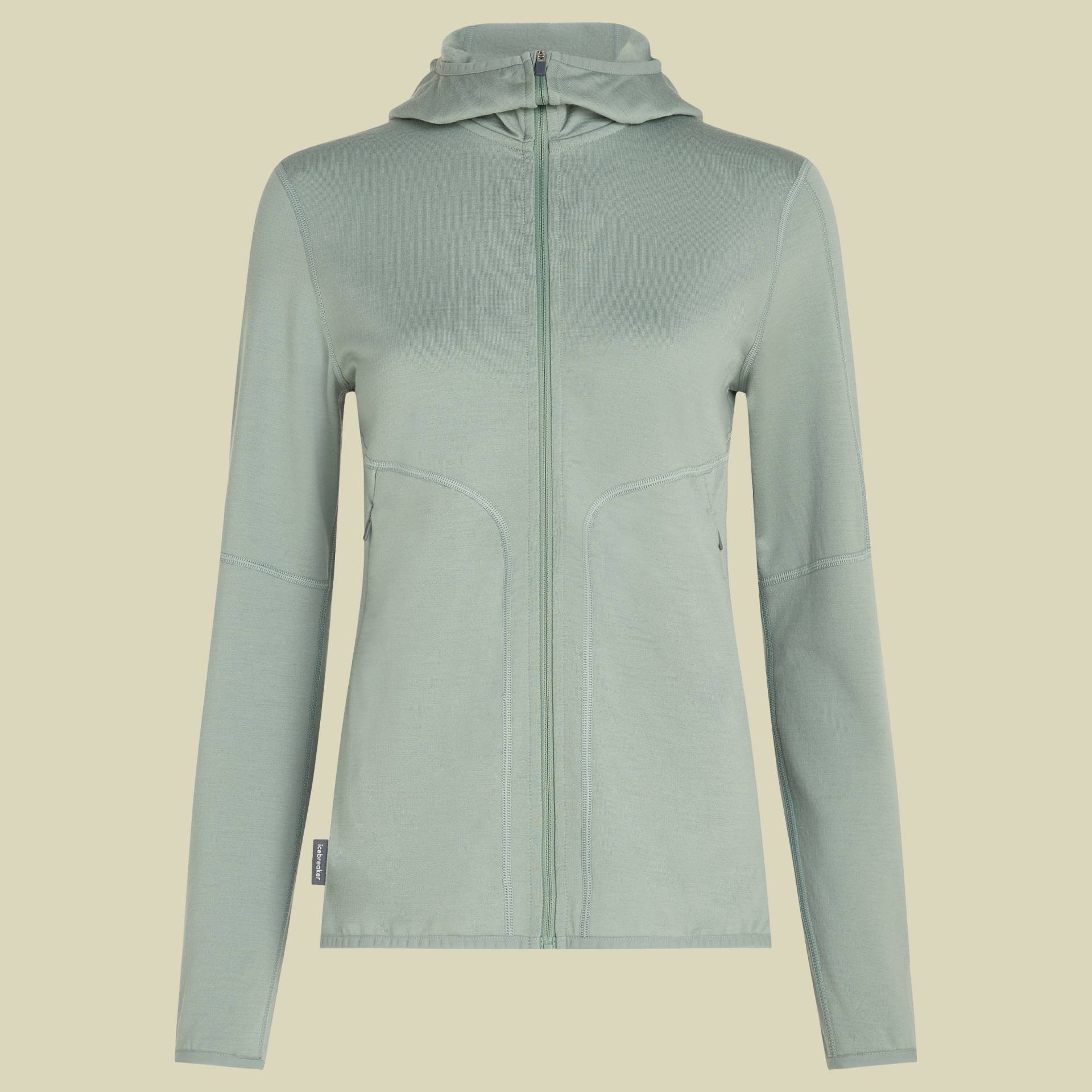 Merino 560 RealFleece Elemental II LS Zip Hoodie Women XL beige - moss Merino 560 RealFleece Elemental II LS Zip Hoodie Women XL beige - moss von Icebreaker