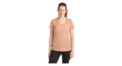 icebreaker merino 125 cool lite sphere 3 damen t shirt degage col beige von Icebreaker