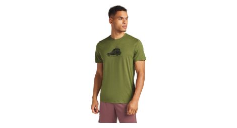 icebreaker merino 150 tech lite cosy camper technisches t shirt grun icebreaker merino 150 tech lite cosy camper technisches t shirt grun von Icebreaker