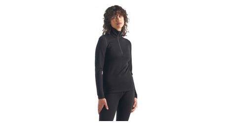 langarmtrikot damen icebreaker 260 tech half zip schwarz von Icebreaker