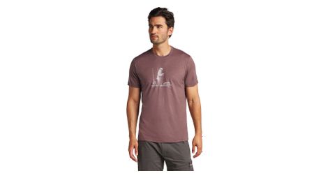 technisches kurzarm t shirt fur herren icebreaker merino 150 tech lite polar paddle braun von Icebreaker