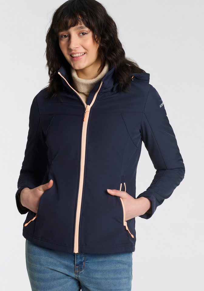 Icepeak Softshelljacke D SOFTSHELLJACKE BRENHAM mit hohem Stehkragen Icepeak Softshelljacke D SOFTSHELLJACKE BRENHAM mit hohem Stehkragen von Icepeak