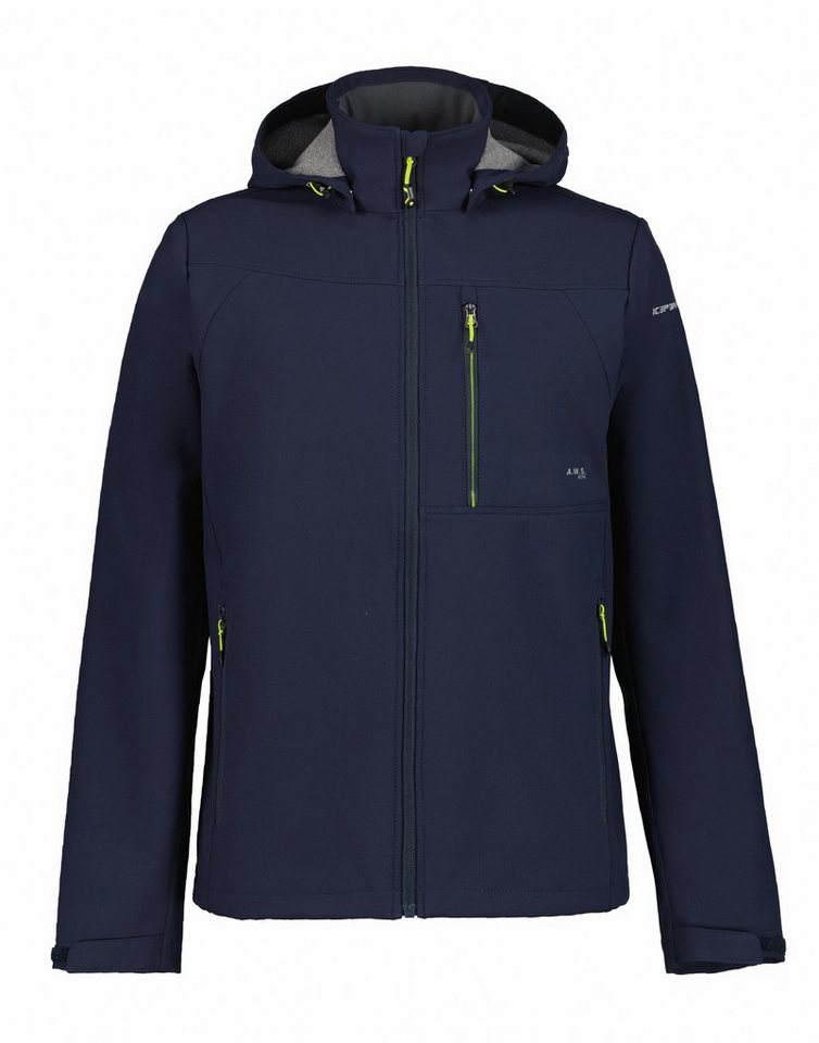 Icepeak Softshelljacke ICEPEAK BAZINE mit dezenten Logoschriftzügen von Icepeak