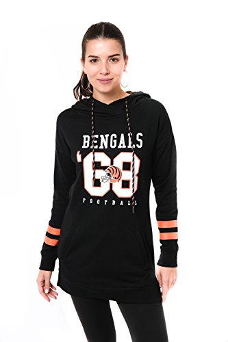 Icer Brands NFL Damen Slim Fit Tunika Pullover Hoodie Sweatshirt von Ultra Game