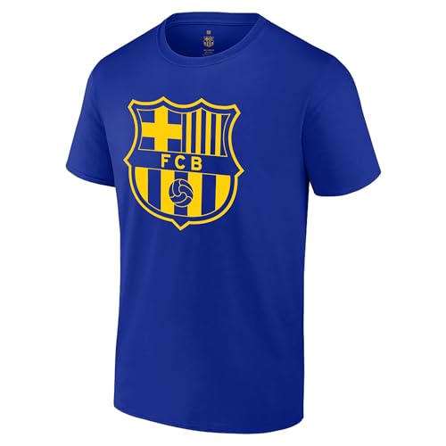 Icon Sports FC Barcelona Logo T-Shirt, Herren, Fußballfans, Kurzarm, T-Shirt, Blau, L Icon Sports FC Barcelona Logo T-Shirt, Herren, Fußballfans, Kurzarm, T-Shirt, Blau, L von Icon Sports