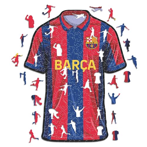 Iconic Puzzles, Barcelona Jersey, offizielles Produkt, Holzpuzzle für Erwachsene und Kinder, 100% nachhaltiges Holz, Größe M, 250 Stück Iconic Puzzles, Barcelona Jersey, offizielles Produkt, Holzpuzzle für Erwachsene und Kinder, 100% nachhaltiges Holz, Größe M, 250 Stück von Iconic Puzzles