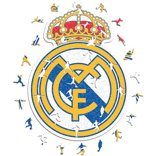 Iconic Puzzles, Real Madrid-Logo, offizielles Produkt, Holzpuzzles für Erwachsene und Kinder, 100% nachhaltiges Holz, Größe M, 250 Stück Iconic Puzzles, Real Madrid-Logo, offizielles Produkt, Holzpuzzles für Erwachsene und Kinder, 100% nachhaltiges Holz, Größe M, 250 Stück von Iconic Puzzles