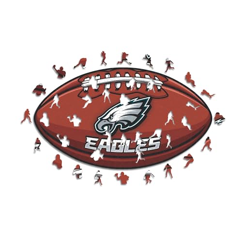 Iconic Puzzles, Philadelphia Eagles Crest, 100% ökologisch nachhaltiges Holzpuzzle mit offizieller Lizenz, Größe L, 500 Teile Iconic Puzzles, Philadelphia Eagles Crest, 100% ökologisch nachhaltiges Holzpuzzle mit offizieller Lizenz, Größe L, 500 Teile von Iconic Puzzles