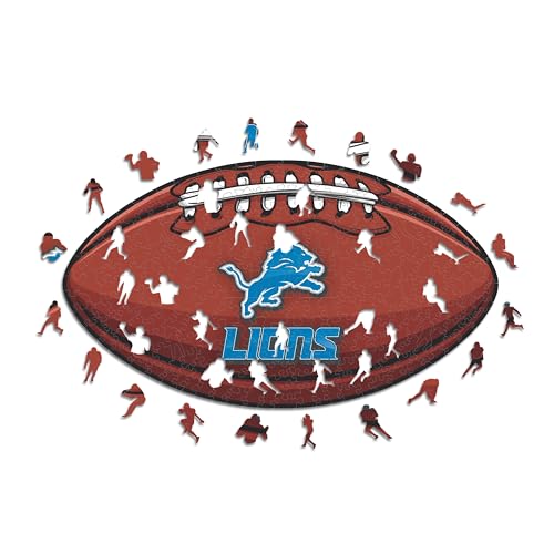Iconic Puzzles, Detroit Lions Crest, 100% ökologisch nachhaltiges Holzpuzzle mit offizieller Lizenz, Größe L, 500 Teile Iconic Puzzles, Detroit Lions Crest, 100% ökologisch nachhaltiges Holzpuzzle mit offizieller Lizenz, Größe L, 500 Teile von Iconic Puzzles