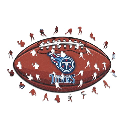 Iconic Puzzles, Tennessee Titans Crest, 100% ökologisch nachhaltiges Holzpuzzle mit offizieller Lizenz, Größe L, 500 Teile Iconic Puzzles, Tennessee Titans Crest, 100% ökologisch nachhaltiges Holzpuzzle mit offizieller Lizenz, Größe L, 500 Teile von Iconic Puzzles