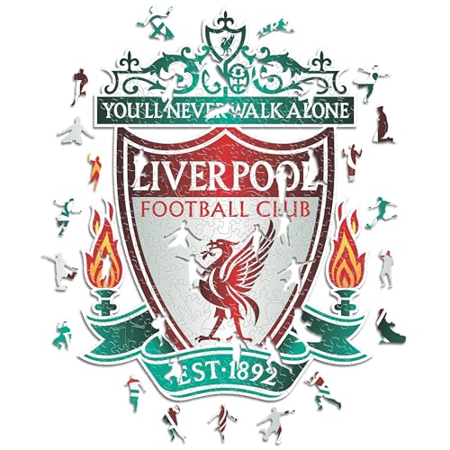 Iconic Puzzles, Liverpool Crest, 100% ökologisch nachhaltiges Holzpuzzle mit offizieller Lizenz, Größe L, 500 Teile Iconic Puzzles, Liverpool Crest, 100% ökologisch nachhaltiges Holzpuzzle mit offizieller Lizenz, Größe L, 500 Teile von Iconic Puzzles