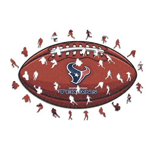 Iconic Puzzles, Houston Texans Crest, 100% ökologisch nachhaltiges Holzpuzzle mit offizieller Lizenz, Größe M, 270 Teile Iconic Puzzles, Houston Texans Crest, 100% ökologisch nachhaltiges Holzpuzzle mit offizieller Lizenz, Größe M, 270 Teile von Iconic Puzzles