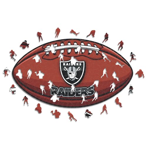Iconic Puzzles, Las Vegas Raiders Crest, 100% ökologisch nachhaltiges Holzpuzzle mit offizieller Lizenz, Größe S, 150 Teile Iconic Puzzles, Las Vegas Raiders Crest, 100% ökologisch nachhaltiges Holzpuzzle mit offizieller Lizenz, Größe S, 150 Teile von Iconic Puzzles