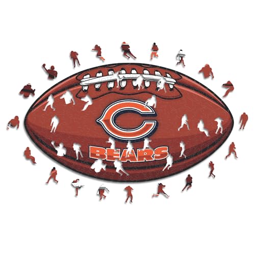 Iconic Puzzles, Chicago Bears Crest, 100% ökologisch nachhaltiges Holzpuzzle mit offizieller Lizenz, Größe S, 150 Teile Iconic Puzzles, Chicago Bears Crest, 100% ökologisch nachhaltiges Holzpuzzle mit offizieller Lizenz, Größe S, 150 Teile von Iconic Puzzles